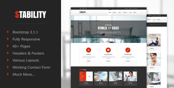 Stability - Professional HTML Template for Corporate Websites
